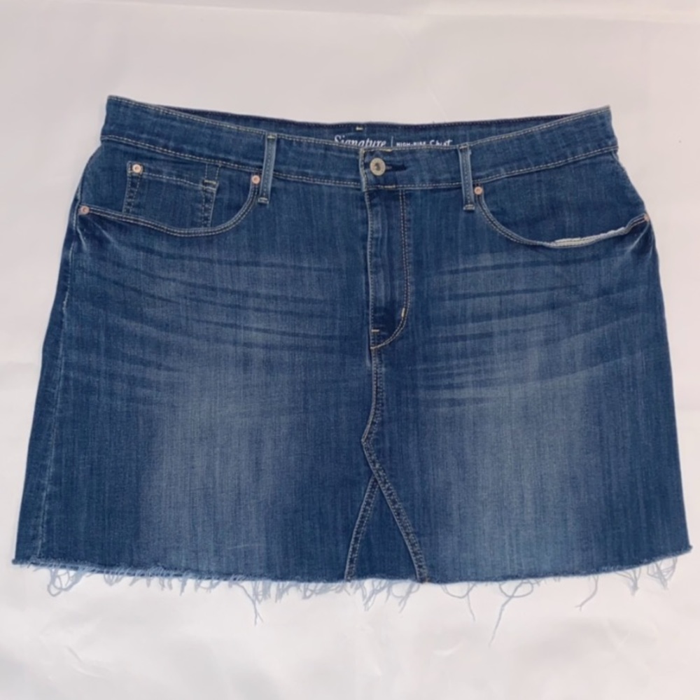 Signature by Levi Strauss Denim Mini Skirt